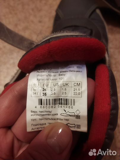 Лыжные ботинки