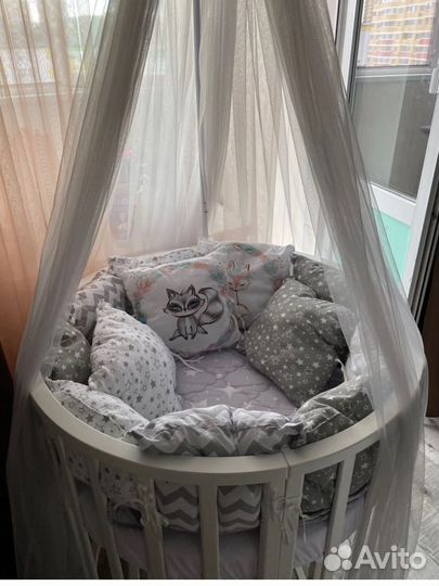 Бортики в кроватку детские новые мальчику девочке