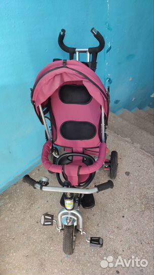 Трехколесный велосипед коляска