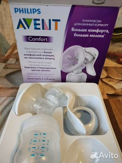 Молокоотсос avent ручной новый