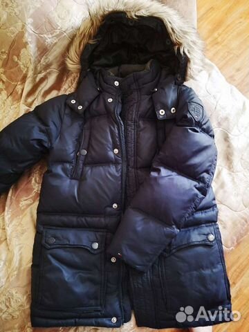 Пуховик для мальчика tommy hilfiger 140 р