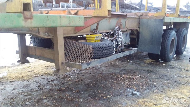 Полуприцеп лесовоз (сортиментовоз) МАЗ МАЗ-998640, 1990