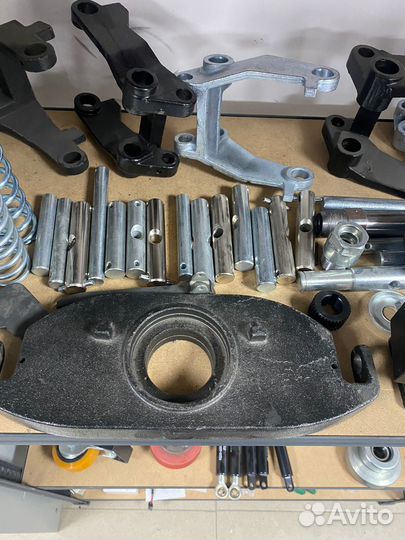 Ось рулевого колеса на гидравлическую тележку