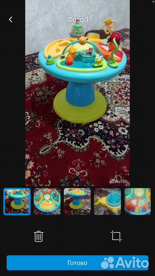 Развивающий столик. Ходунок