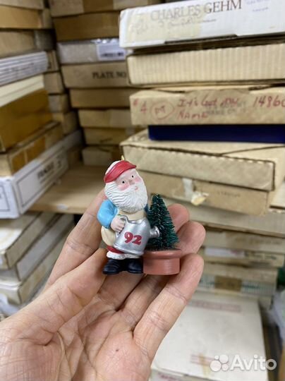 Новогодние ёлочные игрушки Дед Мороз (Санта)