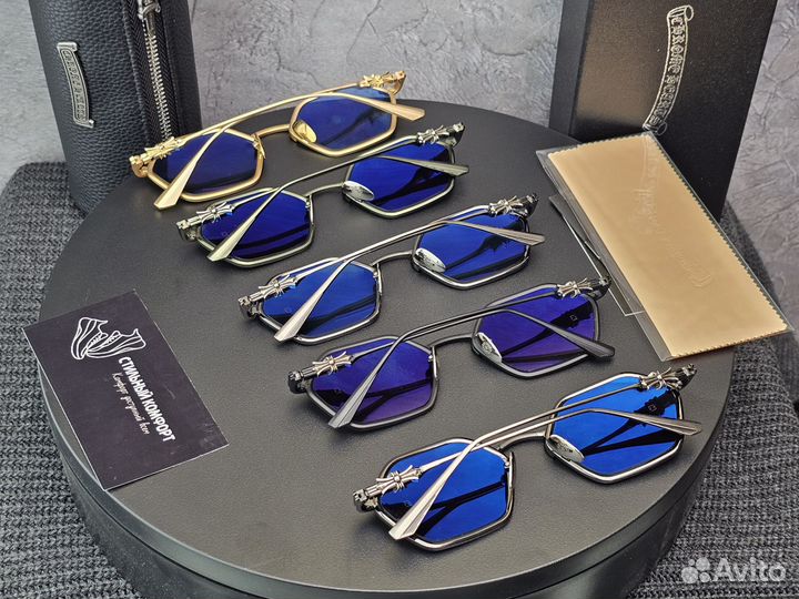 Солнцезащитные очки chrome hearts premium