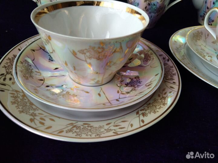 Чайный сервиз СССР Рига красота