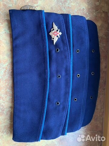 Пилотка военная синяя