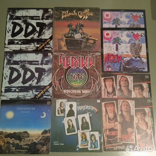 Русский рок виниловые пластинки