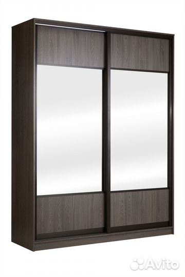 Шкаф-купе 160*58*240 2дв. ясень темный/ясень