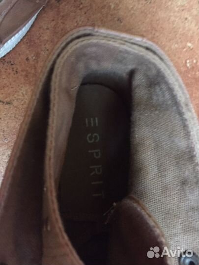 Ботинки кожанные Esprit
