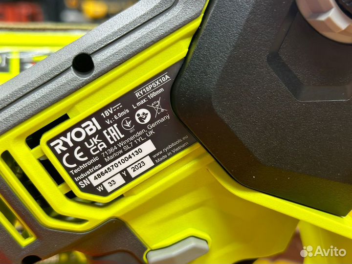 Бесщеточная пила Ryobi ONE+ 18В RY18PSX10A-120