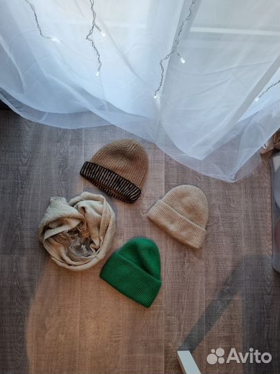 Шапки и шарф zara, ruxara