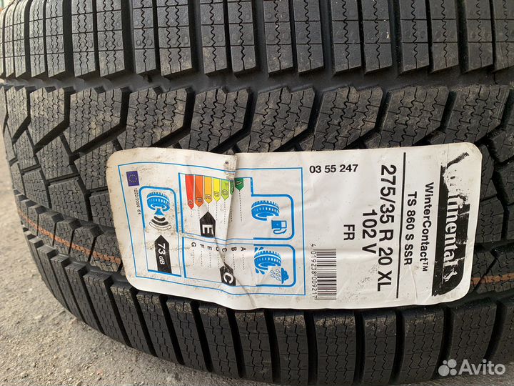 Continental WinterContact TS 860S SSR 245/40 R20 и 275/35 R20