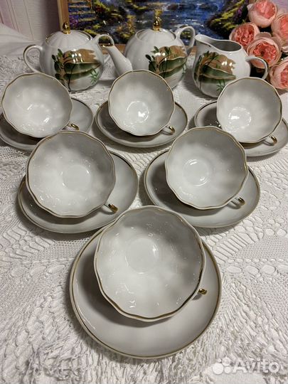 Чайный сервиз Дулево СССР 1988г