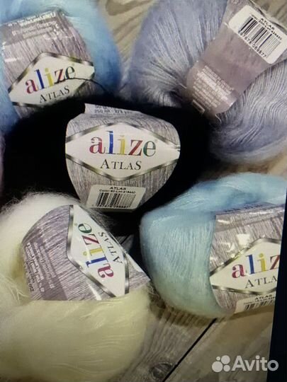 Пряжа для вязания мохер Atlaze
