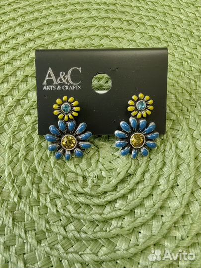 Серьги arts&crafts FAB flowers