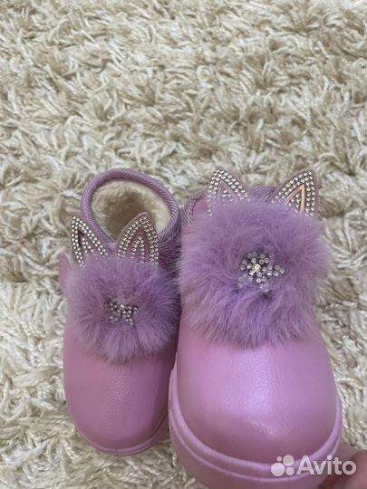 Ботинки-сапожки-угги для девочки