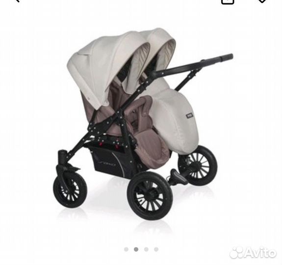 Коляска для двойни 2 в 1