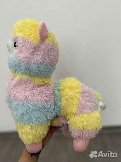 Мягкая игрушка чебурашка, уточка, лама