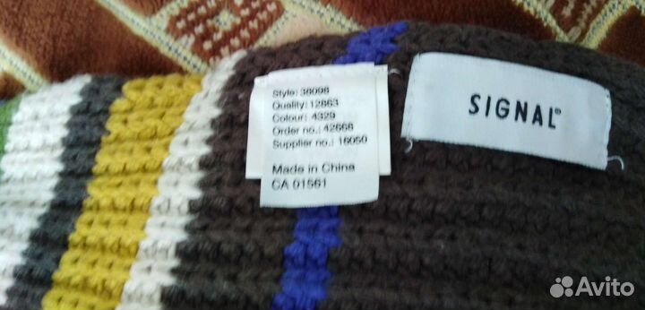 Шарф Брендовый Signal новый