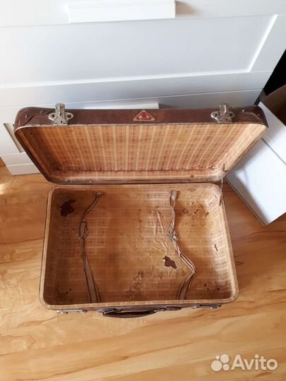 Чемодан Echt Vulkanfiber. Винтаж. гдр. Германия