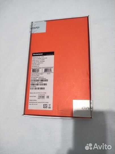 Планшет lenovo A1000-F