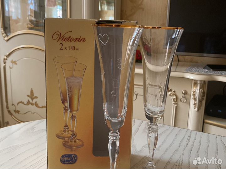 Бокалы для шанпанского новые