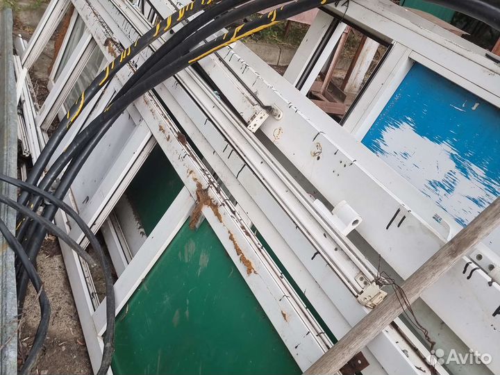 Пластиковые окна и двери бу