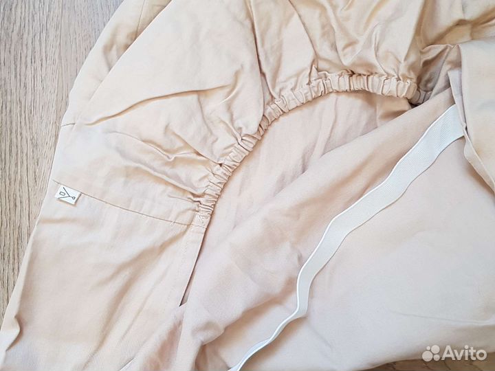 Новая Простынь на резинке на овальную кровать