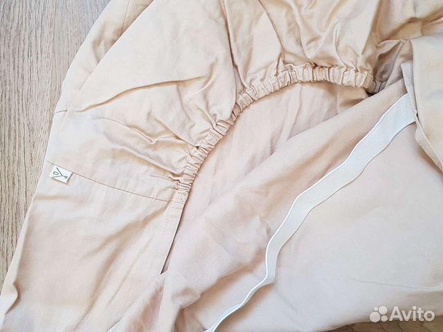 Новая Простынь на резинке на овальную кровать