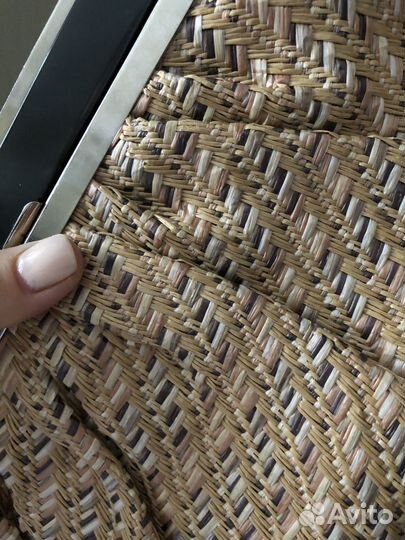 Клатч из соломки, редикюль новый