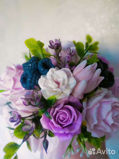 Букет цветов из мыла