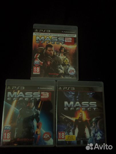 Mass Effect ps3 трилогия
