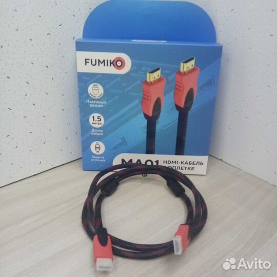 Кабель fumiko MA01 hdmi / hdmi в оплетке 1,5м