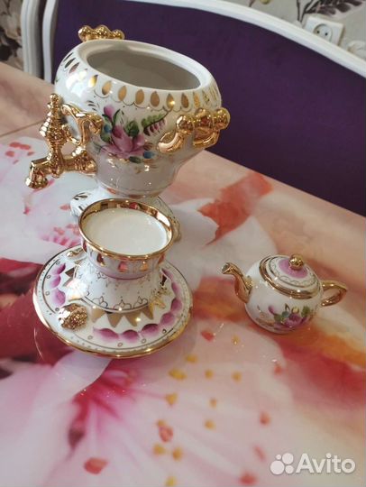 Самовар Гжель