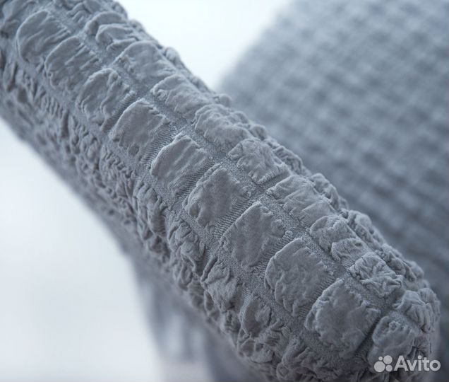 Набор чехлов на стул со спинкой 6 шт, цвет Серый