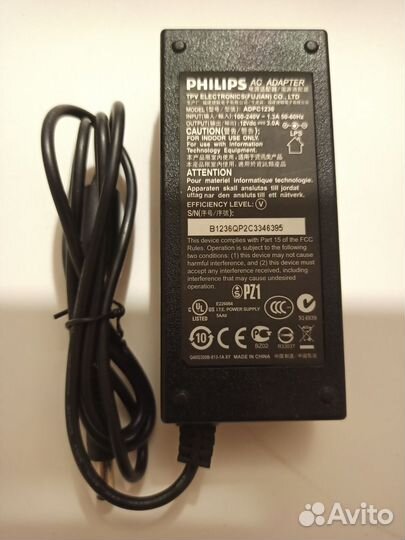 Adpc1236 Блок питания Philips 12V, 3A, 5.5-2.5мм