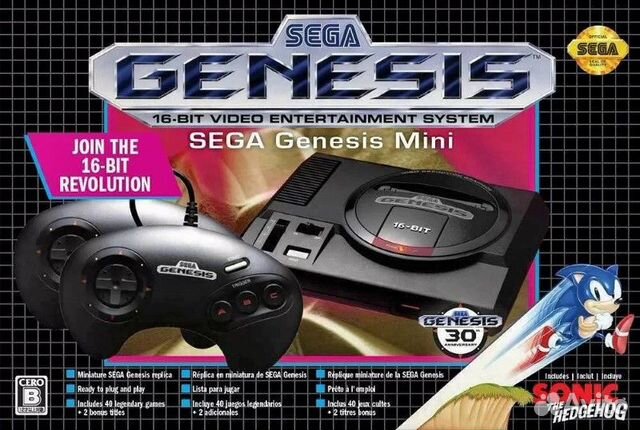 16 bit Sega Mega Drive Genesis Mini (Asia ver)
