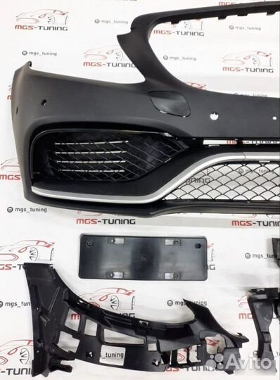 Бампер в стиле C63 AMG на C-Class W205 13-18