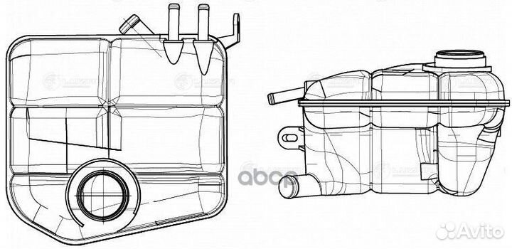 Бачок расширит. охл. жидкости для а/м Ford Focu