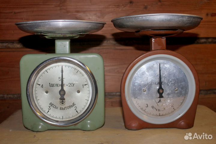 Весы кухонные металлические СССР (2шт)
