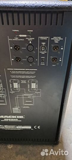 Сабвуферы Mackie srs 1500
