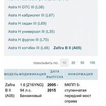 Полуось opel astra h, Советск