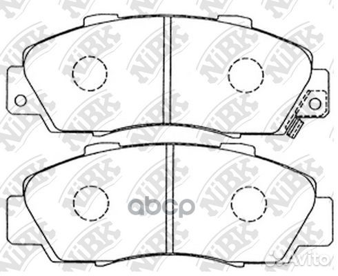 Колодки передние PN8254 NiBK