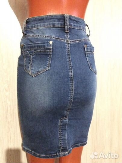 Юбка джинсовая