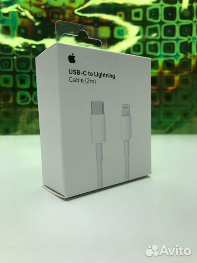 Зарядное устройство Кабель USB-C to Lighting 2м