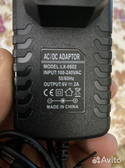 Блок питания 6v 2А