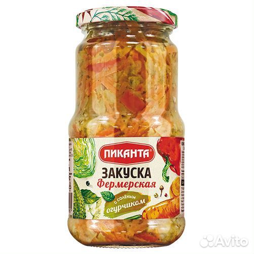 Закуска Пиканта Фермерская 530 г
