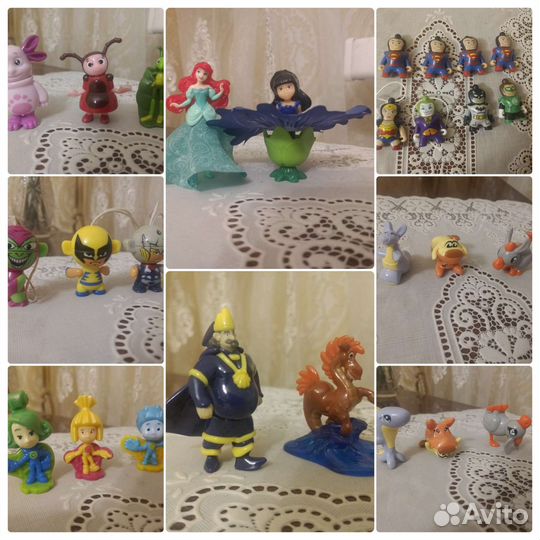 Киндеры, Макдональдс фигурки